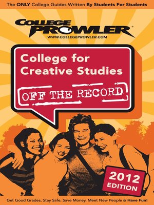 cover image of College for Creative Studies 2012
